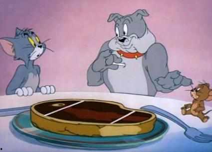 猫和老鼠吃蜜瓜,一场甜蜜的追逐战