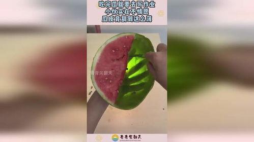 写作业吃瓜版,瓜田笑谈间